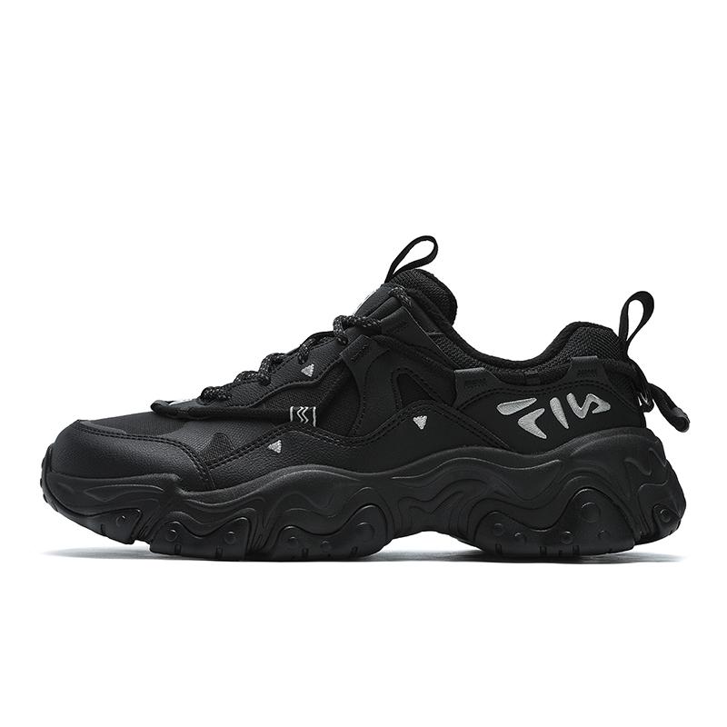 Fila Cat Paw 5th Generation Original Sneakers Retro Series Comfortable Versatile Durable Low-Top Running Shoes Men Sneakers Black F12M442107FBK