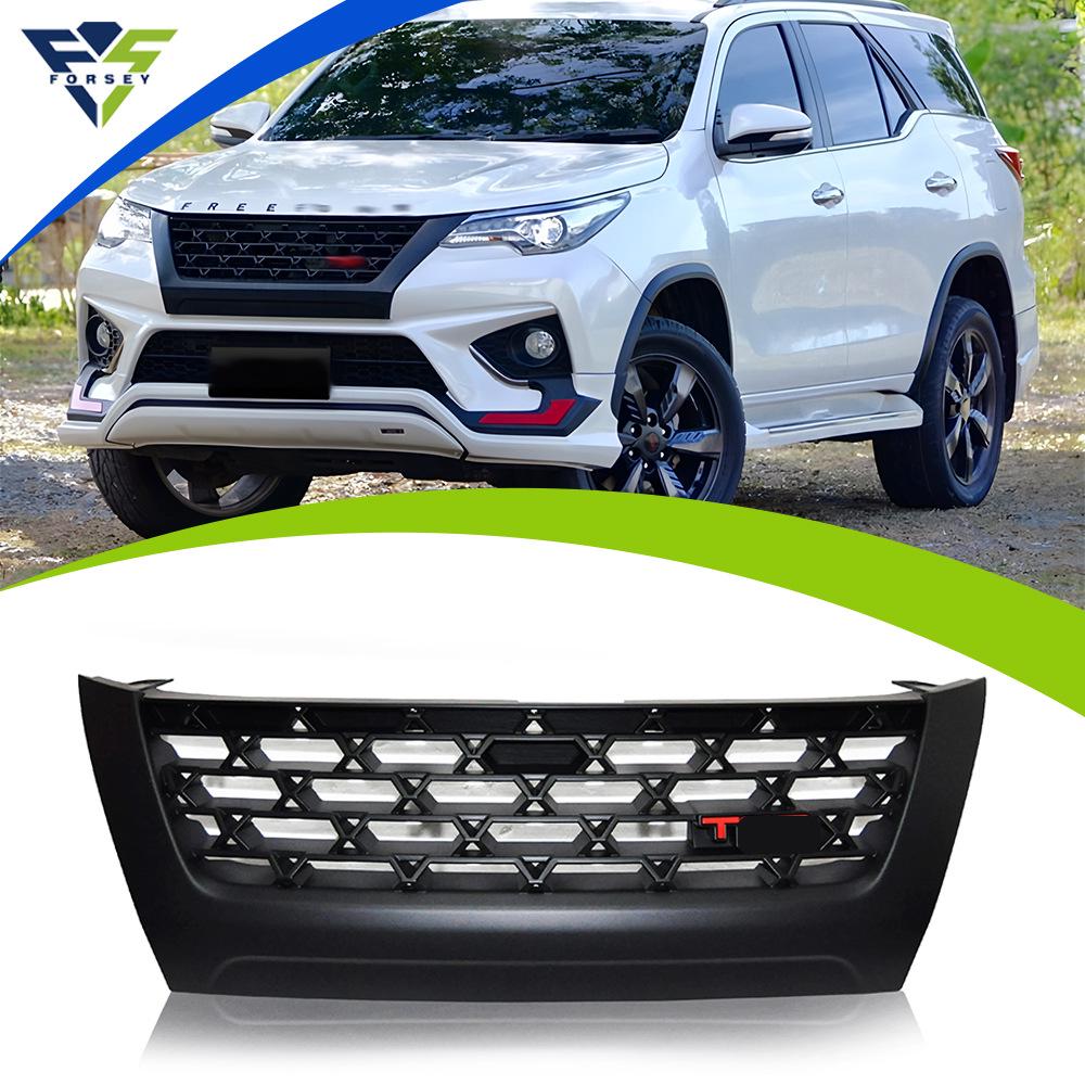 Compatible Grille for 2016+ Fortuner TRD Small Letter Style