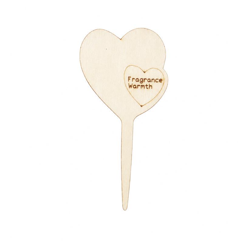 Handmade Wooden Flower Stakes for Garden Plant Identification