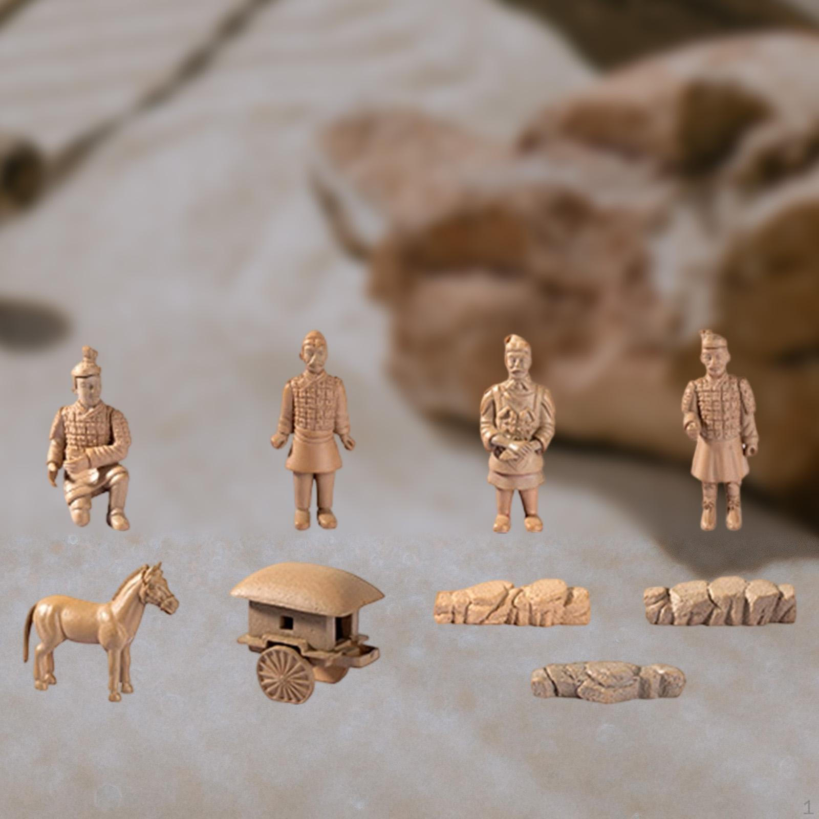 

Мини Терракотовые Статуэтки Набор Статуэток Украшение Стола Сувенир Искусственные Декоративные Фигурки