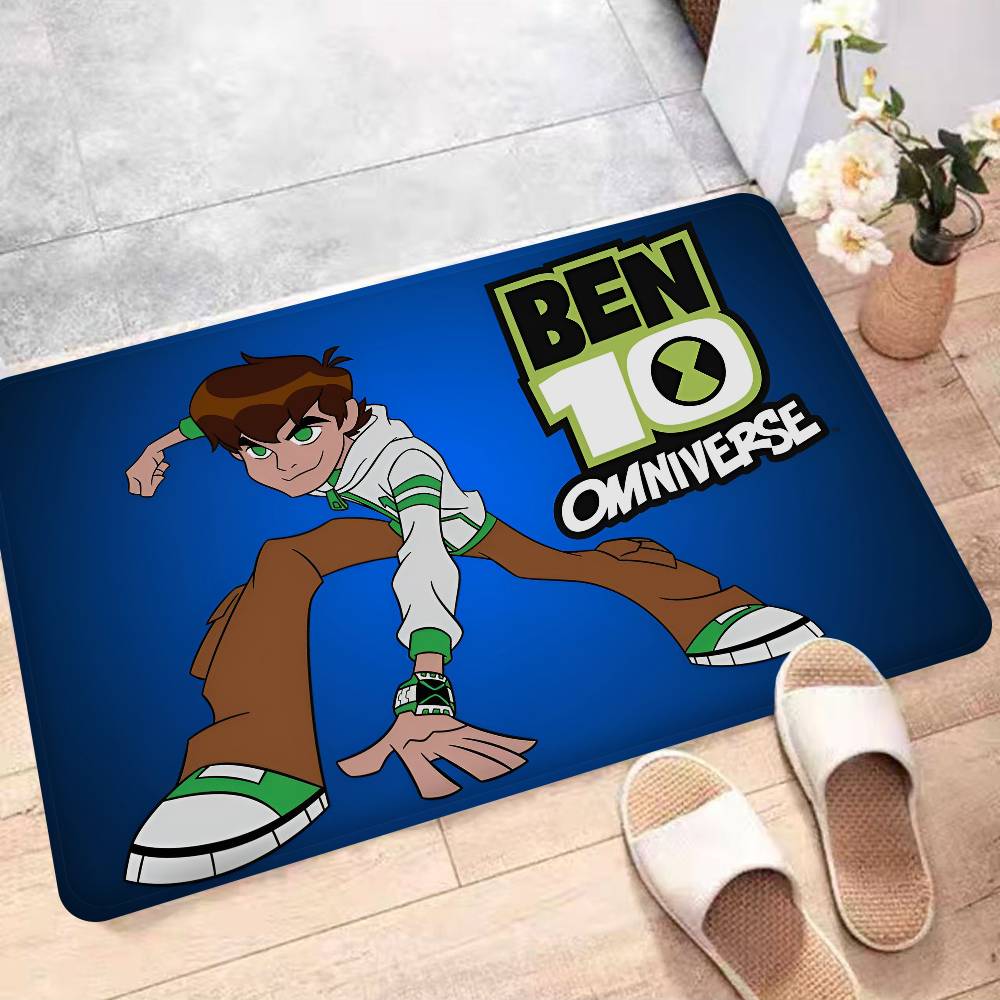 Cartoon B-Ben 10 Fußmatte Nordischer Stil Schlafzimmer Wohnzimmer Fußmatte Zuhause Balkon Rutschfest Alfombra