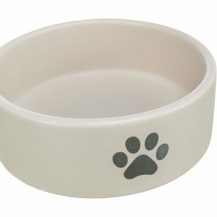 Dog Feeder - TRIXIE - Light Grey - Ø 16 Cm - 800 Ml - One Size - 30x30 Cm