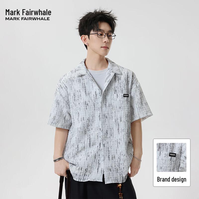 Mark Fairwhale Men s Vintage Tie-Dye Short-Sleeve Shirt 3XL
