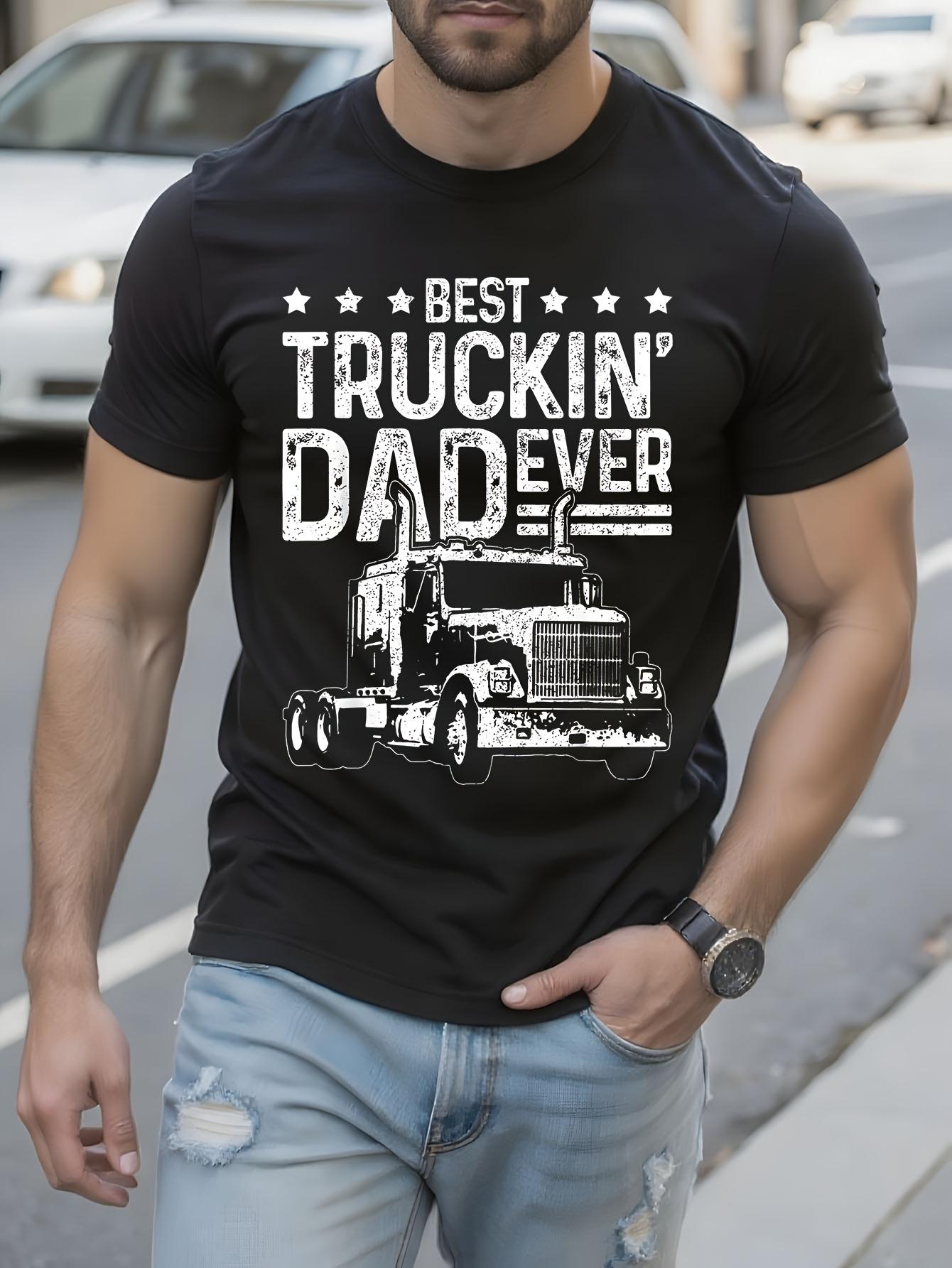 Lightweight | Best Truckin Dad Ever TshirtBlack Cotton L