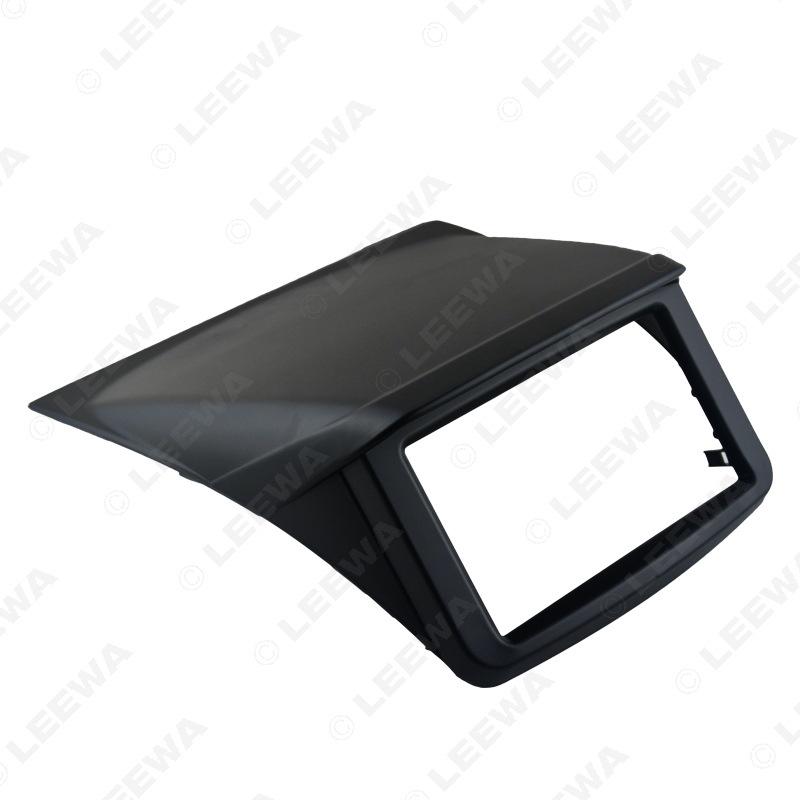 Mitsubishi Pajero Audio Mod Frame: 2DIN Fascia Panel with Toyota Storage Box.