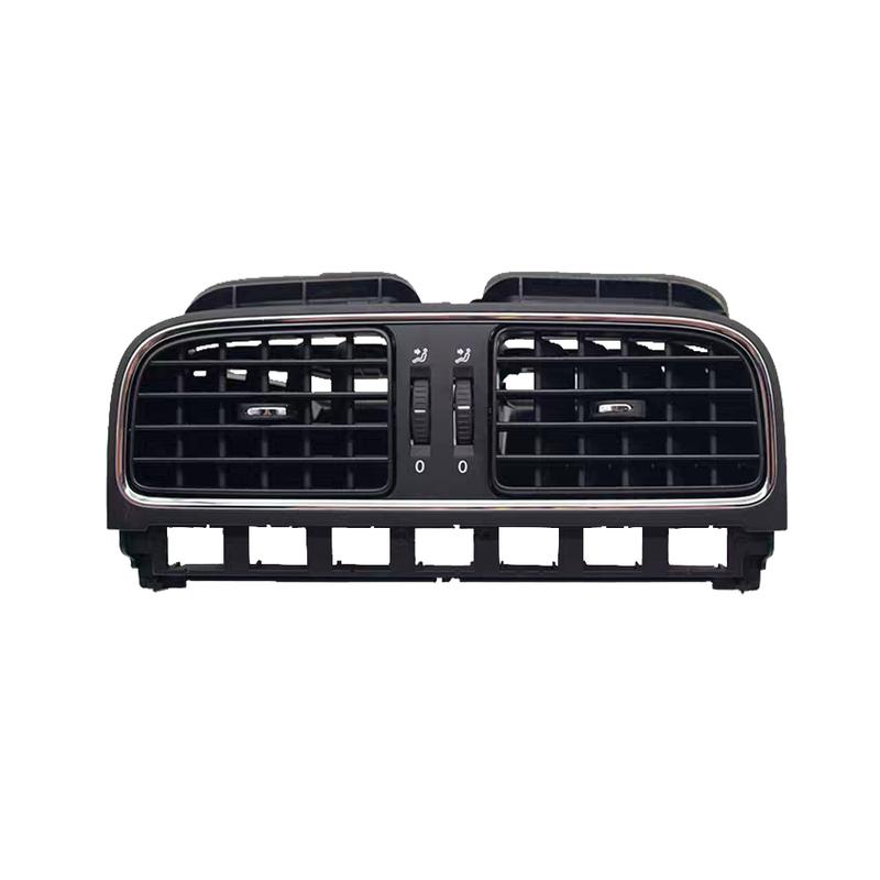 yaocass-2  Black Matte Central Dashboard Central Air Outlet Vent For Polo 2011 2012 2013 6RD819728 6RD 819 728