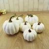 6Pcs Mini White Simulation Pumpkin Fashion Halloween Foam Craft Festival Supplies Decoration