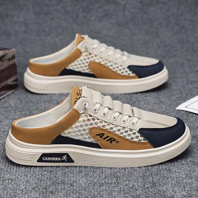 Fashion CYYTL Mens Summer Slippers Casual Outdoor Shoes Breathable Sneakers Walking Hiking Luxury Fashion Designer Loafers House Slides