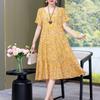 Dress Women Summer Sundress Casual Short Sleeve Dress Vestidos Female O-Neck Robe Oversized Bohemian Dresses