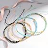 Vnox Multilayer Small Seed Beads Bracelet, Handmade Wove Colored Chains, Bohemia Jewelry Waterproof