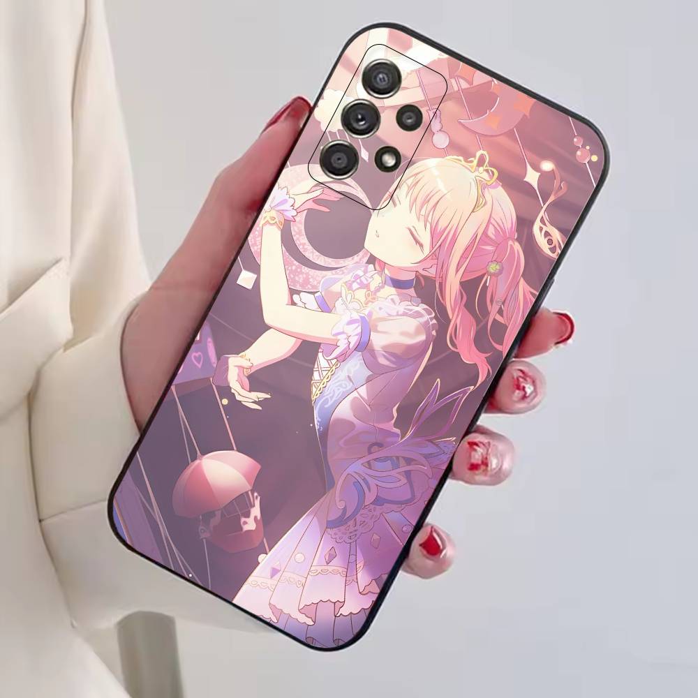Project SEKAI Game Akiyama M-Mizuki Phone Case Black Silicone Soft For Samsung S25,S24,S21,S22,S23,S30,Ultra,S20,Plus,Fe,Lite