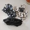 French Polka Dot Big Bow Clip Women's High-end Hair Clip Shark Clip Headdress