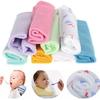 8Pcs Kids Infant Newborn Bath Towel Washcloth Bathing Feeding Wipe Cloth Soft