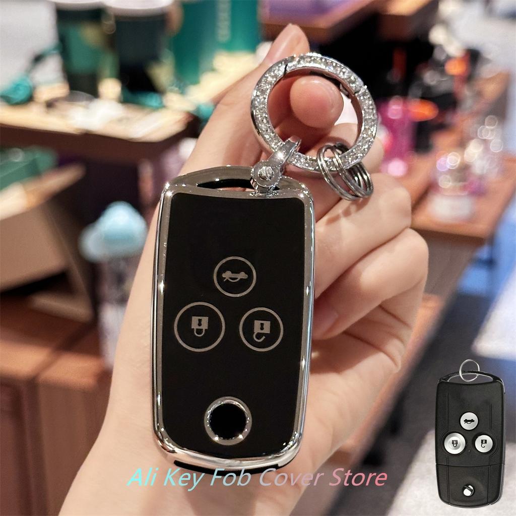 Capa de capa para chave remota de carro para Honda Civic Accord CRV HRV Jazz Odyssey para Acura TL TSX ZDX RSX CRZ 2 3 botões