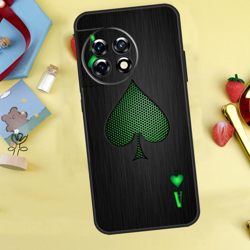 Pik-Ass Hülle Für OnePlus 13T 13R 12 12R 15 13 11 10 10T 8T Nord CE 2 3 4 Lite N20 N30 Nord 5 Abdeckung
