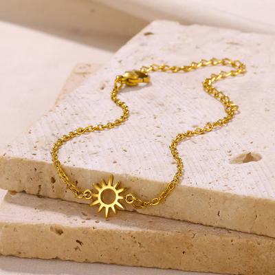 Bracciale Decorativo Solare Moda Hip-hop Adatto per Donne da Indossare e Abbinare Zircone Moda per Viaggi Estivi