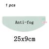 4Pcs Motorcycle Helmet Clear Rainproof and Anti-fog Film Universal Motorcycle Helmet  Coating Sticker Film Helmets Accessories
