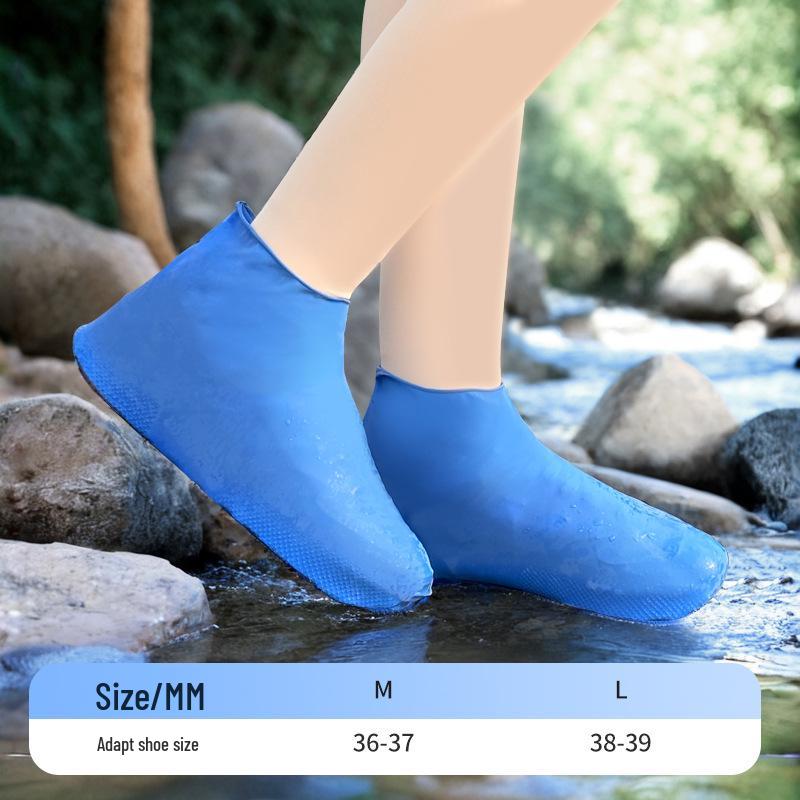 Durable Waterproof Latex Shoe Covers for Outdoor Travel