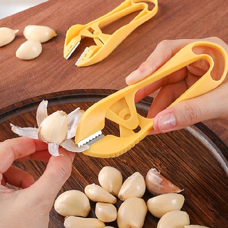 Ergonomic Stainless Steel Garlic Peelers Kitchen Utensils With Rusts Proof Design For Quick Simple Vegetable Peeling