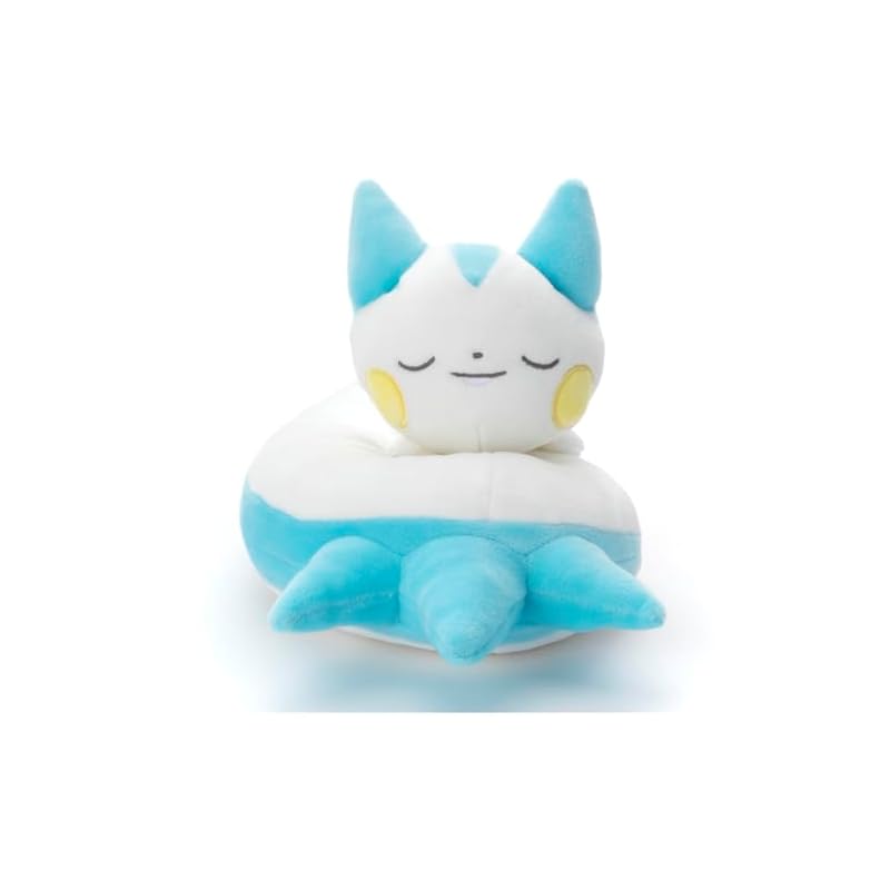 Pokémon Sleeping Friend Plush Toy S Pachirisu, Width Approx. 26cm