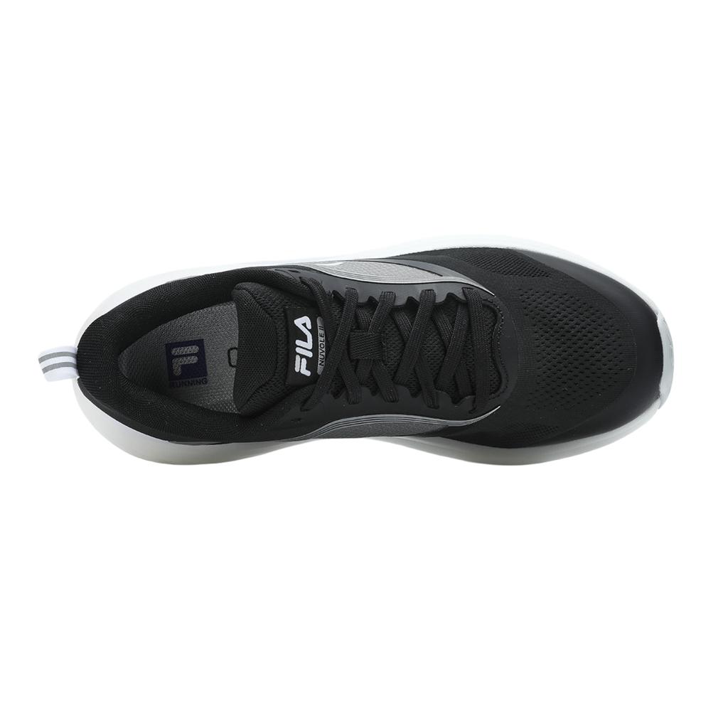 Fila Nuvole 2 Versatile Soft Sole Fabric Shock Absorbing Durable Mid-Top Running Shoes Women Sneaker Black A12W421112FBK