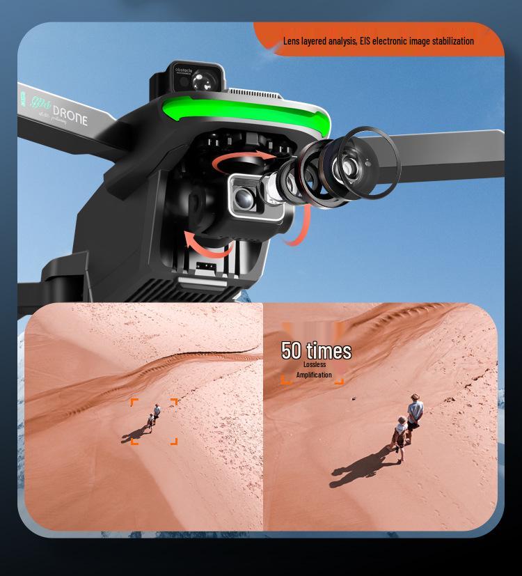 S155 Drone: GPS, HD Aerial Photography, 5G Image Transmission, 360° Obstacle Avoidance, 3-Axis Gimbal Remote Control Aircraft.