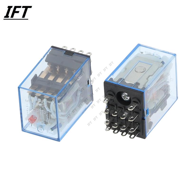 1PCS MY4NJ Coil General Purpose Relay 4pdt,14pins Relais HH54P AC DC 12V/ 24V /36V/110V 220V Miniature Relay MY4 Switch Relays 5