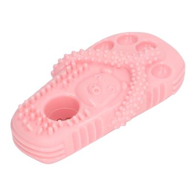 Kousací hračka pro psy TPR Roztomilý tvar pantofle Odolná proti kousání Čištění zubů Hračka pro štěňata Dárek