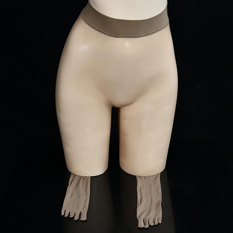 New Product Tube Tights Sheer Footless 5 Toe Pantyhose