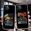 LO28 Cycling Bicycle Soft Shell Transparent Phone Case for Motorola Moto G7 G8 G9 G84 G85 G73 G24 G15 Z2 Play Power Plus