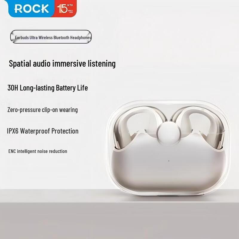 

ROCK Doraemon Ear Clip Wireless Bluetooth Earbuds