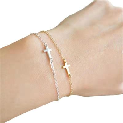 Exquise Europese & Amerikaanse Stijl Kruis Armband: Trendy en elegant ontwerp