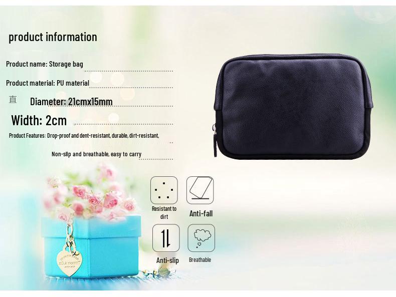 Digital Accessories Organizer Bag for USB Drives, Earphones, Mouse, and Cables