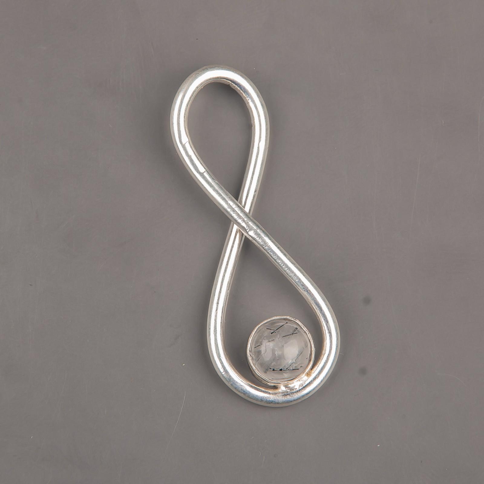 

Black Rutile Gemstone 925 Sterling Silver Jewelry Handmade Women Pendant 1.66 PP-20-16