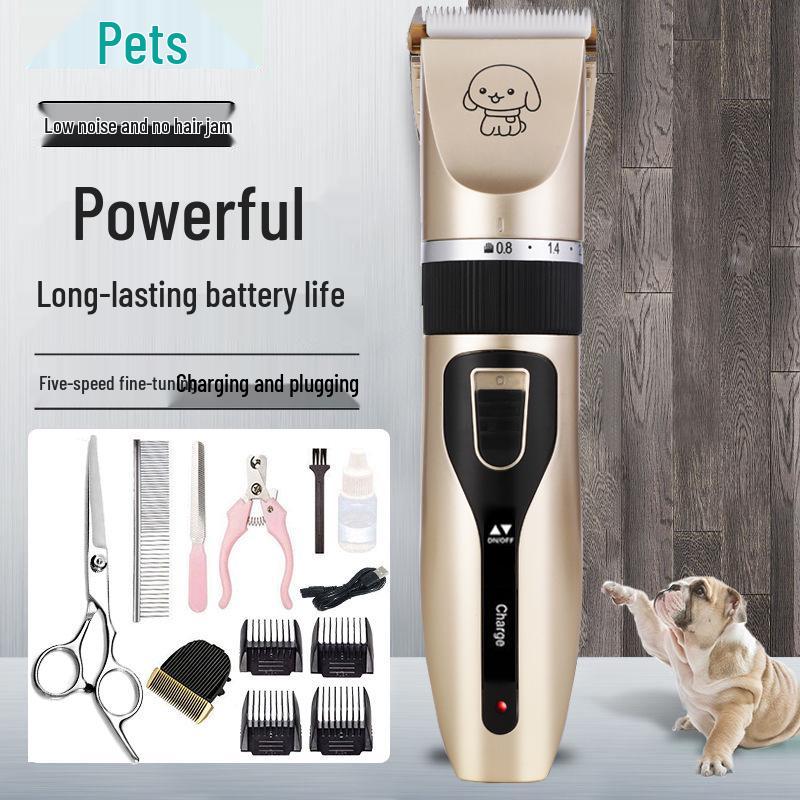 Kuanger Pet Electric Hair Trimmer Set for Dogs & Cats