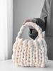 Icelandic Wool DIY Chunky Knit Korean-Style Tote Bag