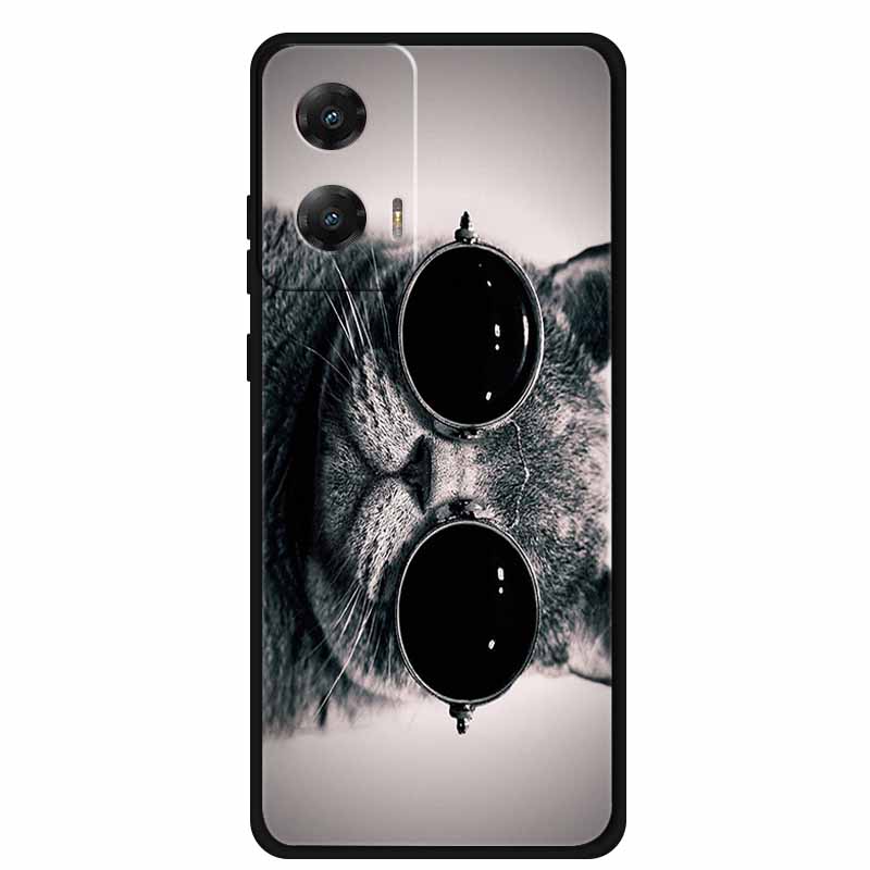 For Moto G85 5G Case TPU Animals Soft Silicone Back Cover Phone Cases For Motorola Moto E14 MotoG85 Wolf Protective Cool funda