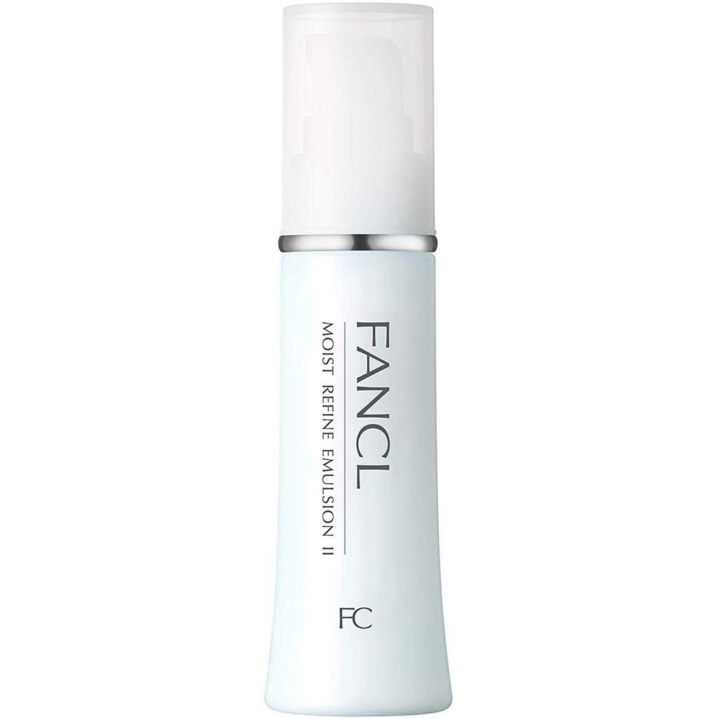 Fancl Moisture Refining Emulsion II Hydrating 30mL (30-Day Supply) - Additive-Free for Sensitive/Dry/Dehydrated Skin