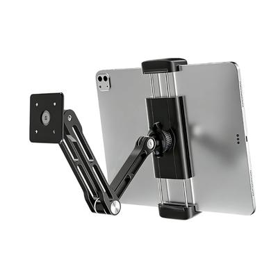 Suport de perete din aliaj de aluminiu pentru tablete, pentru dispozitive de la 4 la 12,9 inci, reglaj flexibil la multiple unghiuri