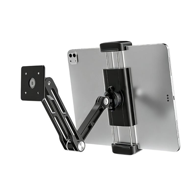 

Aluminum Alloy Wall Mounted Tablets Holder For 4 To 12.9inch Devices Flexible Multiple Angle Adjustment 1