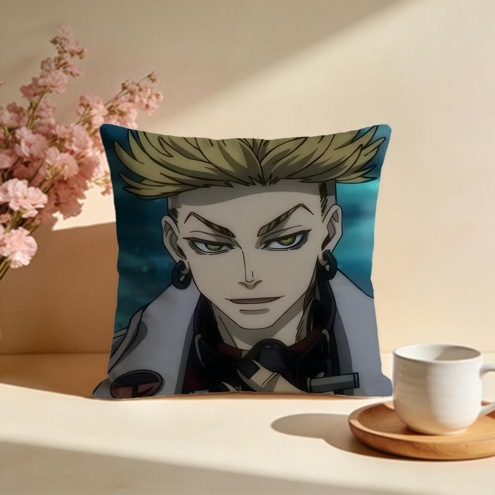 Hot GGachiakutaing Cushion Cover Stylish Washable Pillow Cover Ideal for Couch Bedroom Car Decoration