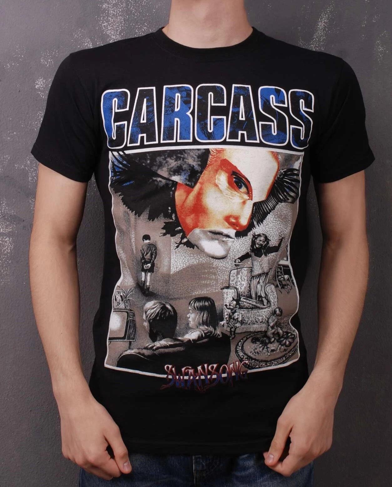 Carcass - Swansong (FOTL) T-Shirt Black Napalm Death Morbid Angel L