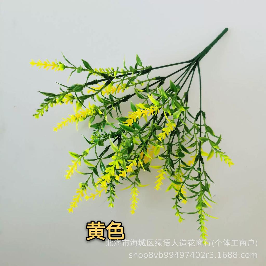 Simulation Of Horsetail Lavender Bouquet Wedding Flower Simulation Grass Living Room Home Office Desktop Flower Arrangement