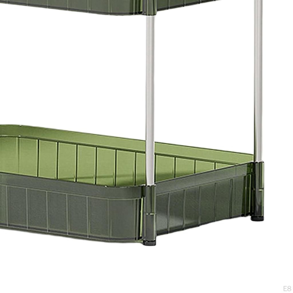 Stolní stojan 2patrový víceúčelový držák na kosmetiku Úložné příslušenství Odnímatelný, Displej