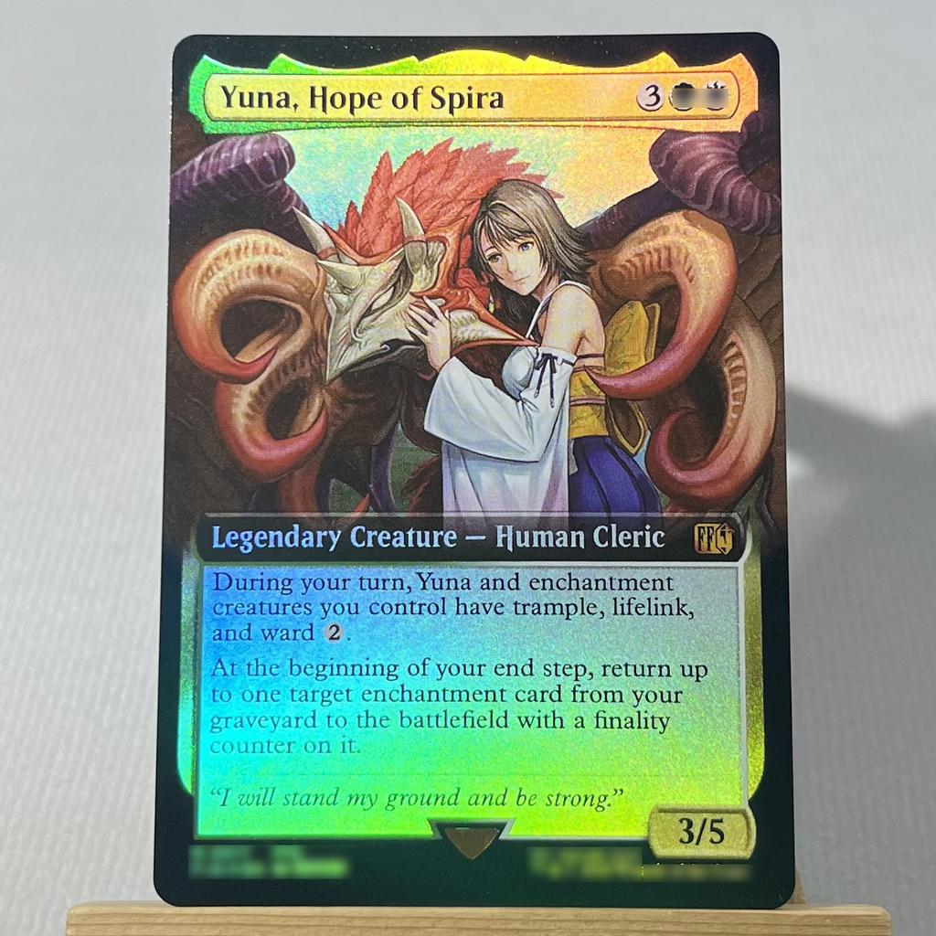 FIN FIC FOIL4-001 Karta proxy TCG magiczne karty Chmura, Najemnik z Midgaru Przywołaj Bahamuta Vivi Ornitier Błyskawica, Armia Jednego zbierz