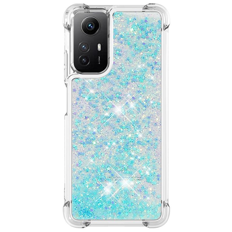 Note 12S Case For Xiaomi Redmi Note 12S Cover Printed Glitter Quicksand Liquid Cover for Xiomi Redmi Note12S Phone Case Fundas