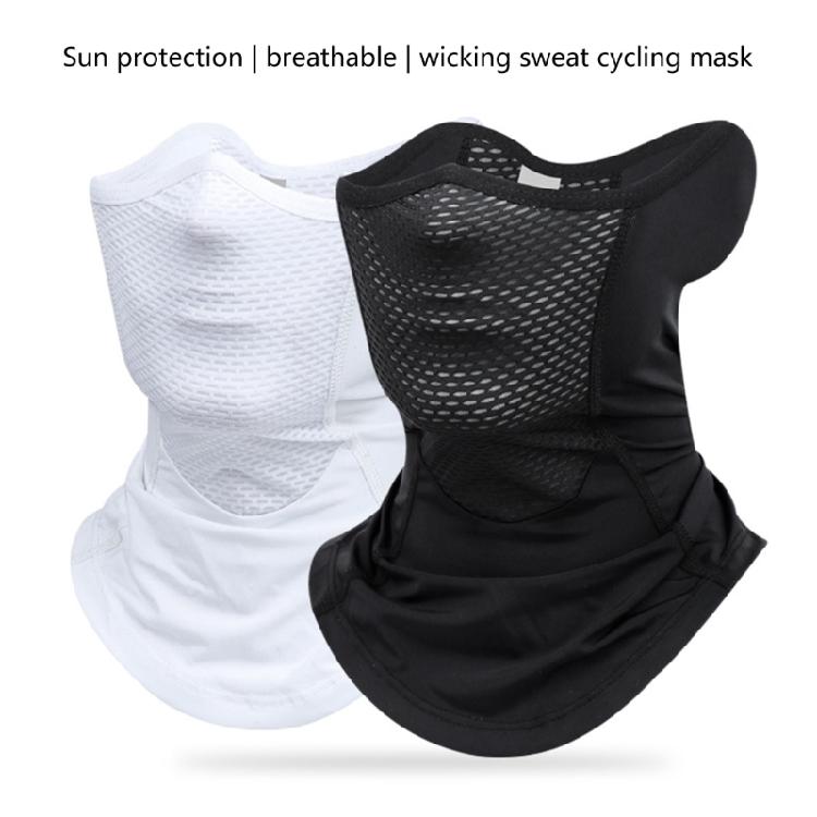 Motorcycle Cycling Half Face Mask Cycling Balaclava Snood Bandanas Sunscreens Ice Silk Sports Neck Gaiter for Outdoors