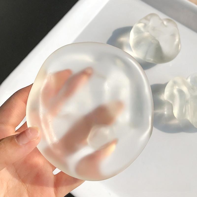 1Pcs Stress Ball Moldable Pearl Coconut Oil Squeeze Toy Slow Rising Decompression Sensory Toys For Adult