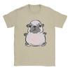 Pibble Wasch Seinen Bauch Lustiges Meme T-Shirt Herren Mode Reines Baumwoll-T-Shirt Rundhals Kurzarm T-Shirts Geschenk Kleidung