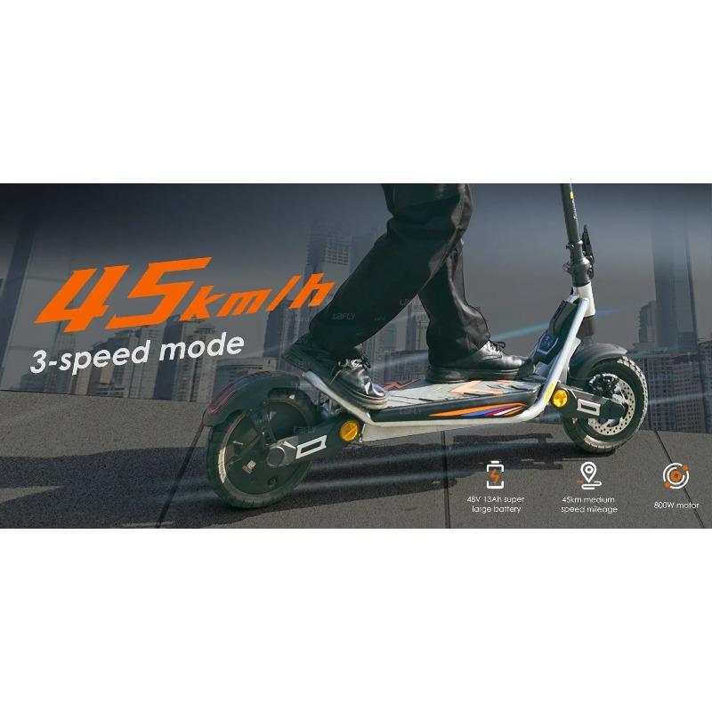 Stock UE Monopattino Elettrico Originale Kukirin A1 Motore 800W Batteria 48V 13Ah Velocità Massima 45KM/H Autonomia 45KM Pneumatico 10 pollici Monopattino